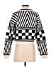 Mother Checkered-gingham White Wool Pullover Sweater Size S - photo 2