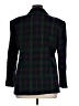 Alfred Dunner 100% Wool Plaid Green Wool Blazer Size 14 - photo 2