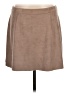 Aqua Solid Tan Casual Skirt Size L - photo 2