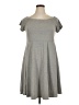 Torrid Solid Gray Casual Dress Size 1X Plus (1) - photo 1