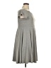 Torrid Solid Gray Casual Dress Size 1X Plus (1) - photo 4