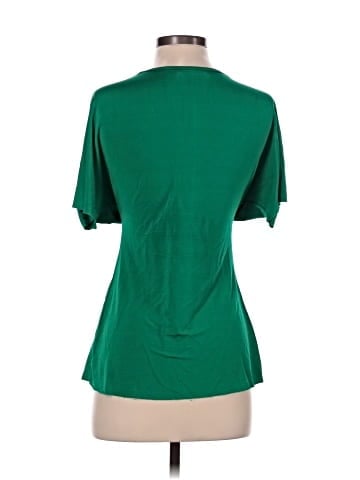 Velvet Short Sleeve Blouse (view 2)