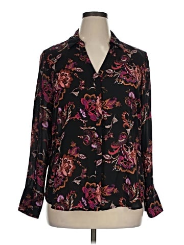 Liz Claiborne Long Sleeve Blouse (view 1)