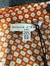 Maison d' Amelie 100% Polyester Houndstooth Orange Short Sleeve Blouse Size XL - photo 7