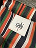 CAbi 100% Polyester Stripes Brown Long Sleeve Blouse Size L - photo 7