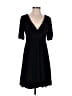 Essentials by ABS Solid Black Casual Dress Size S - photo 1