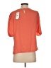 Elodie 100% Polyester Orange Short Sleeve Blouse Size M - photo 2