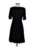 Essentials by ABS Solid Black Casual Dress Size S - photo 2