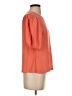 Elodie 100% Polyester Orange Short Sleeve Blouse Size M - photo 4