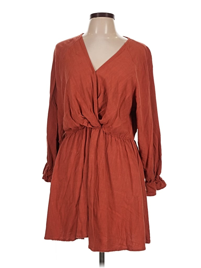 Pre-owned Umgee Casual Dress In Brown