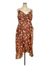 Cider Paisley Brown Cocktail Dress Size 3X - photo 1