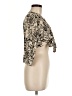 Zara Tan 3/4 Sleeve Blouse Size M - photo 4