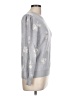 Rebecca Taylor Floral Silver Pullover Sweater Size L - photo 4