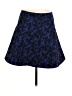 Express Print Blue Casual Skirt Size 8 - photo 1