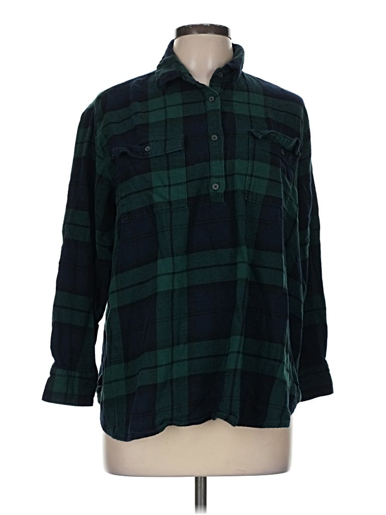 Pre-owned Old Navy Fleece Jacket In Green