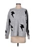 Storia Chevron-herringbone Gray Pullover Sweater Size S - photo 1