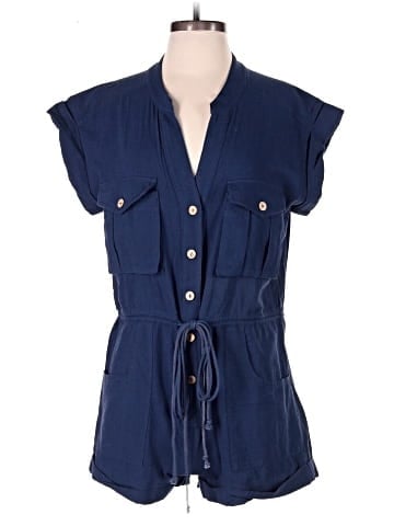 Blue Blush Romper (view 1)