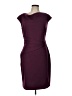Chaps Solid Burgundy Cocktail Dress Size 12 - photo 1