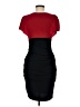 En Focus Studio Color Block Red Cocktail Dress Size 6 - photo 2