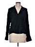 Vince. 100% Viscose Black Long Sleeve Blouse Size M - photo 1