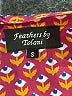 Feathers Red 3/4 Sleeve Blouse Size S - photo 7