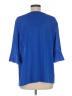 Alfred Dunner Blue 3/4 Sleeve Top Size M - photo 2