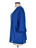 Alfred Dunner Blue 3/4 Sleeve Top Size M - photo 5