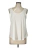 Lush 100% Polyester Ivory Sleeveless Blouse Size L - photo 1