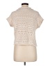 Jessica Simpson Ivory Short Sleeve Blouse Size M - photo 2