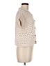 Jessica Simpson Ivory Short Sleeve Blouse Size M - photo 4