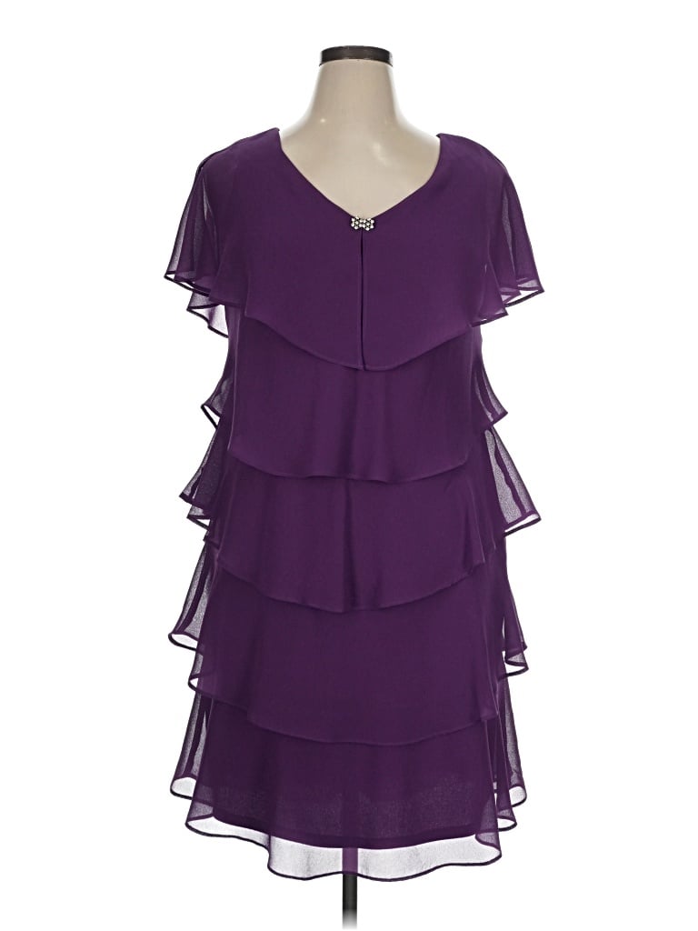 Pre-owned Coldwater Creek Cocktail Dress In Purple