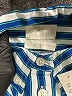 J.Crew 100% Cotton Stripes Blue Long Sleeve Button-Down Shirt Size 2 - photo 7