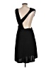 Venus Solid Black Cocktail Dress Size L - photo 2
