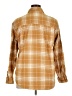Universal Thread 100% Cotton Plaid Tan Long Sleeve Button-Down Shirt Size XL - photo 2