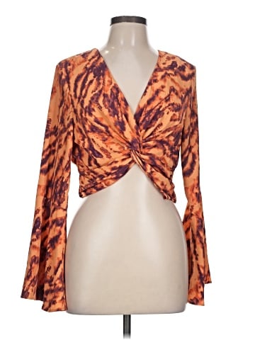 Topshop Long Sleeve Top (view 1)