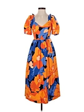 target orange and yellow dress CHRISTOPHER JOHN ROGERS x TARGET Sleeveless Ruffle Two-tone Tiered Dress XXS