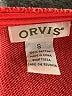 Orvis 100% Cotton Red Cardigan Size S - photo 7