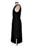 J.Crew 100% Polyester Solid Black Casual Dress Size 8 - photo 5