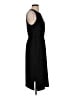 J.Crew 100% Polyester Solid Black Casual Dress Size 8 - photo 4