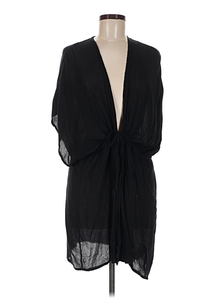 Pre-owned Echo Kimono In Black
