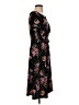 Perceptions Floral Black Casual Dress Size M - photo 4