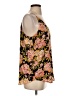 Ann Taylor LOFT 100% Polyester Black Sleeveless Blouse Size M - photo 4