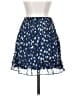 Aqua 100% Polyester Floral Blue Casual Skirt Size XS - photo 2