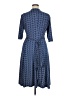 Kiyonna Chevron-herringbone Blue Casual Dress Size 1X Plus - photo 2