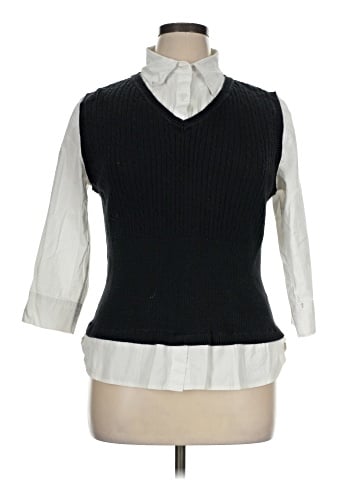 AB Studio Sweater Vest (view 1)