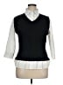 AB Studio Black Sweater Vest Size XL - photo 1