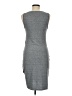 Leith Solid Gray Casual Dress Size M - photo 2
