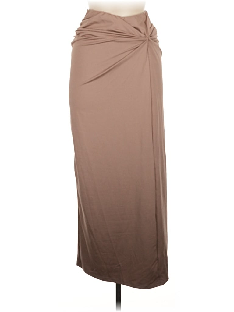 Pre-owned Shein Casual Skirt In Tan