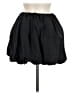 Unbranded 100% Cotton Solid Black Casual Skirt Size 6 - photo 1