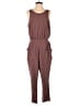 all in motion Solid Brown Jumpsuit Size M - photo 1